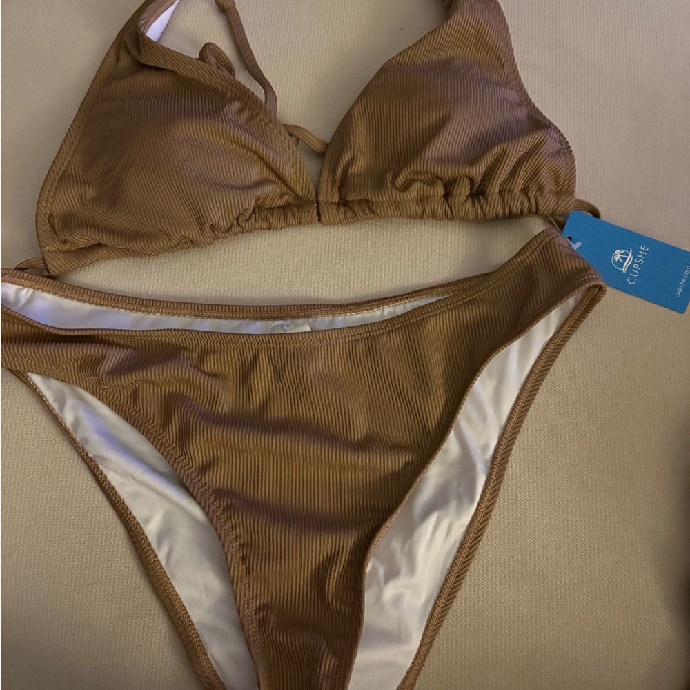 Tan Bikini Set